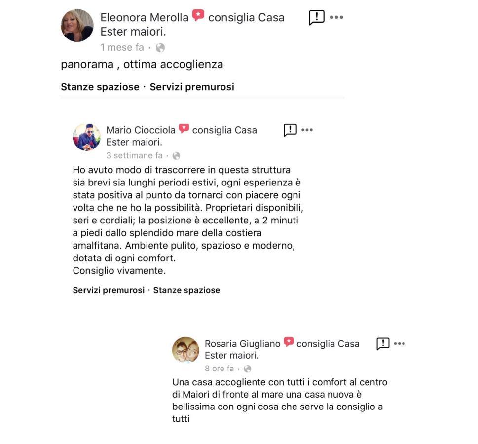 Casa Ester E Antonella Maiori Zewnętrze zdjęcie